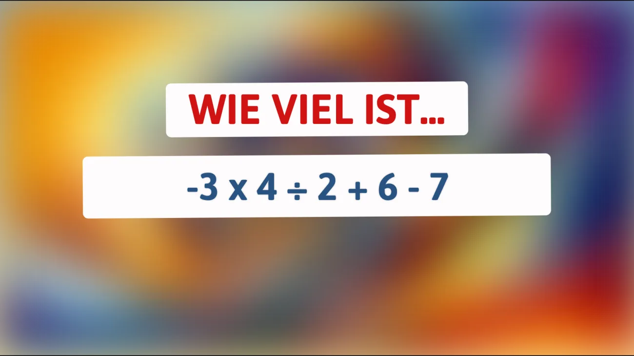 Dieses geniale Rätsel bringt selbst die klügsten Köpfe ins Schwitzen! Schaffst du es, die richtige Lösung zu finden?"