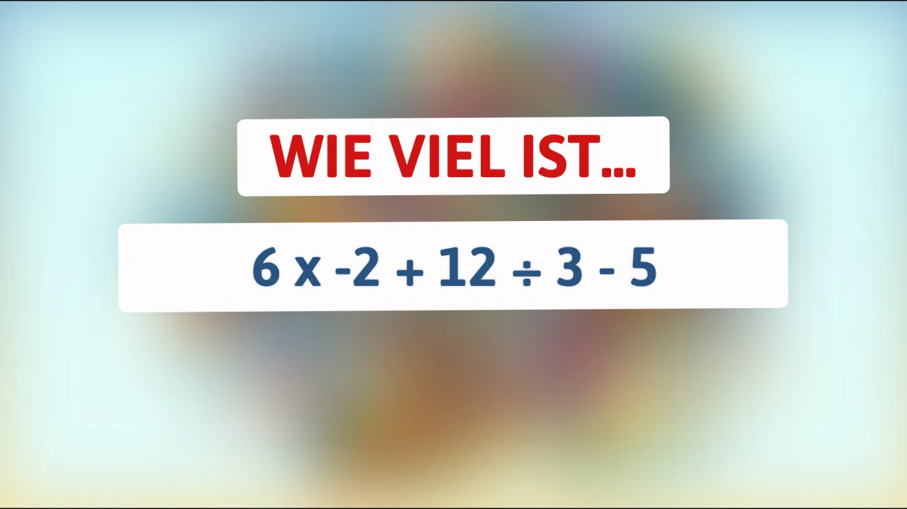 Nur 1% der Menschen können dieses mathematische Rätsel lösen: Bist du schlau genug, um die Antwort zu finden?"