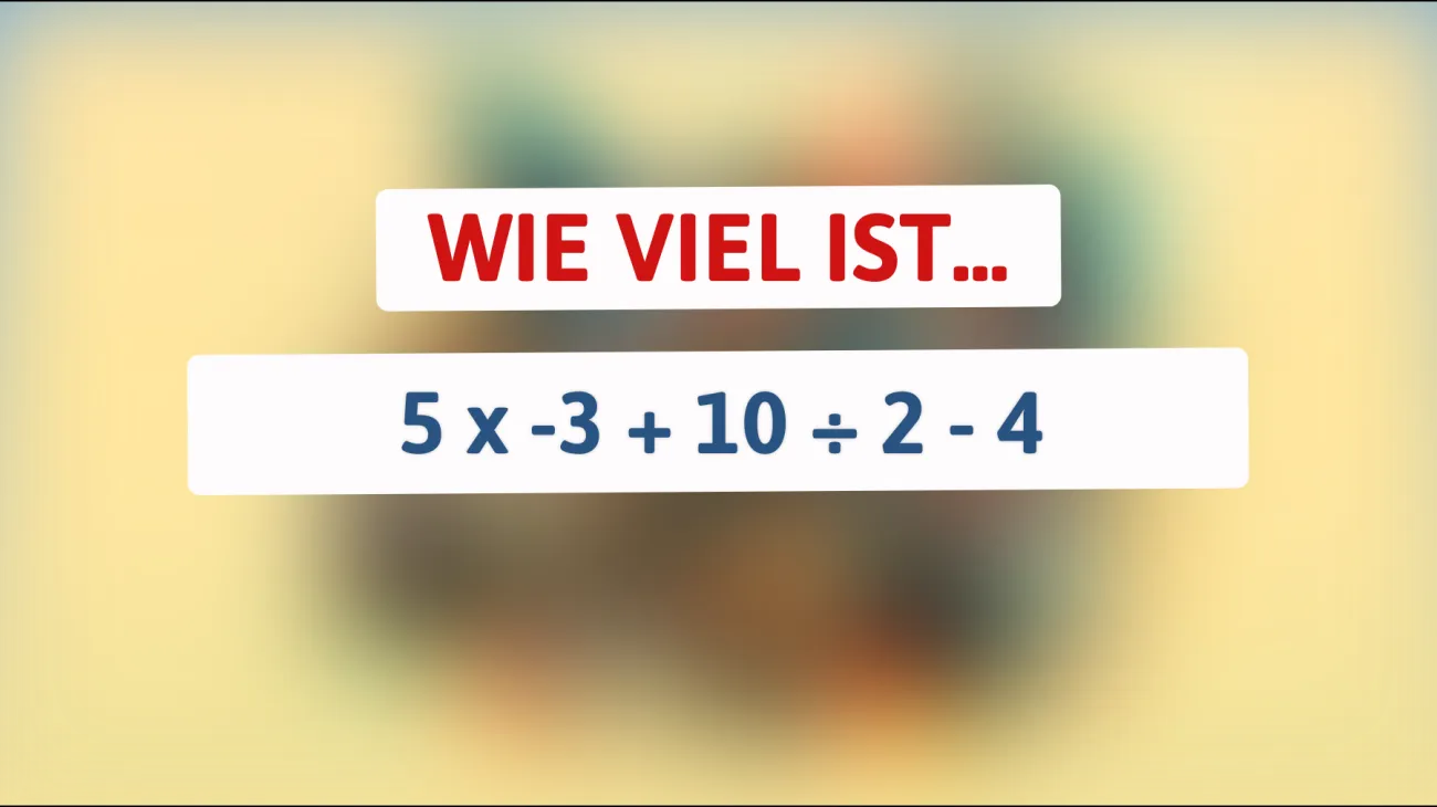 Nur die schlausten Köpfe können dieses mathematische Rätsel lösen: Bist du dabei?"