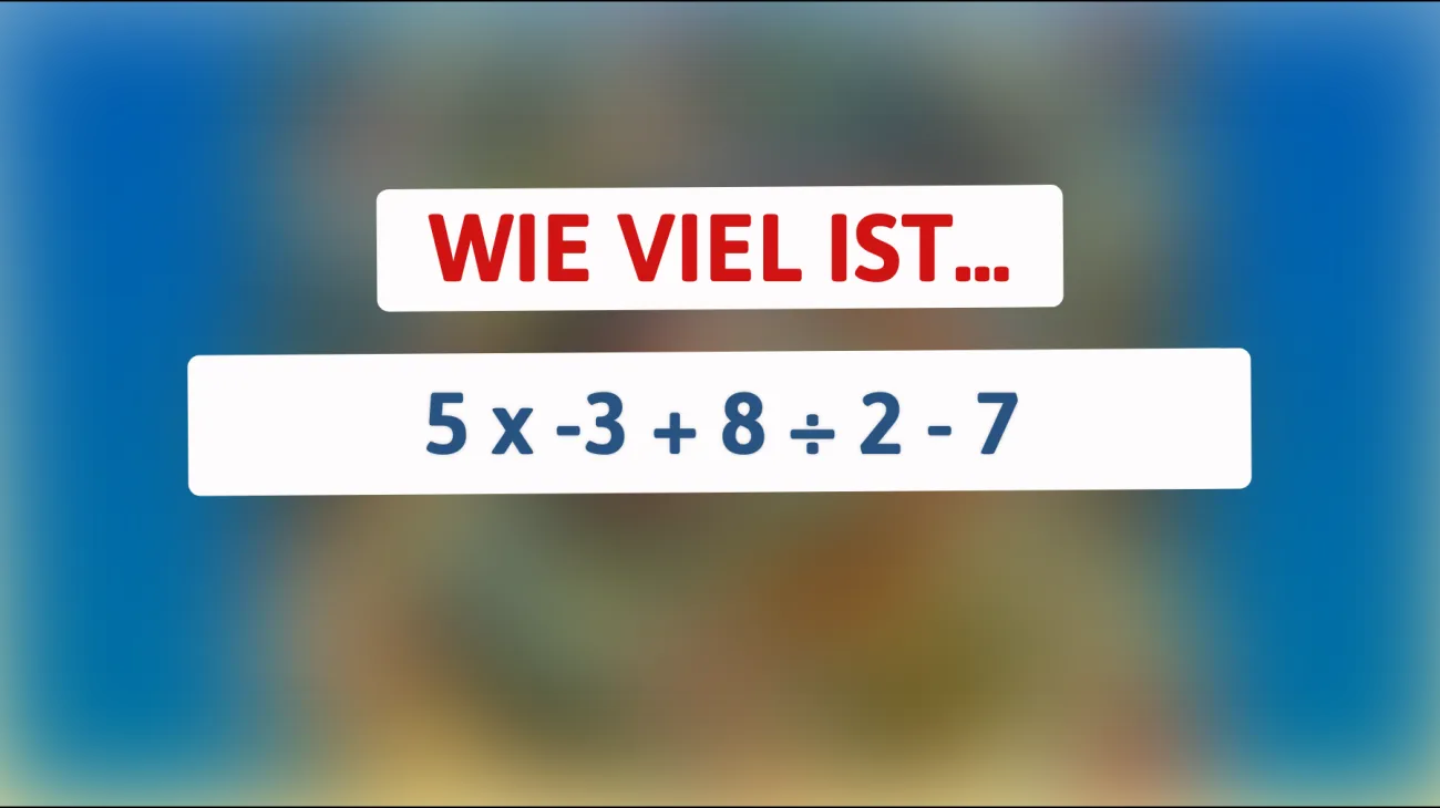 Nur echte Genies können dieses Mathe-Rätsel knacken: Schaffst du es?"