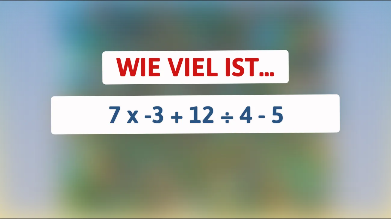 Warum dieses einfache Mathe-Rätsel selbst schlaue Köpfe ins Grübeln bringt! Vertrau mir, du willst es nicht verpassen... schaffst du es?"