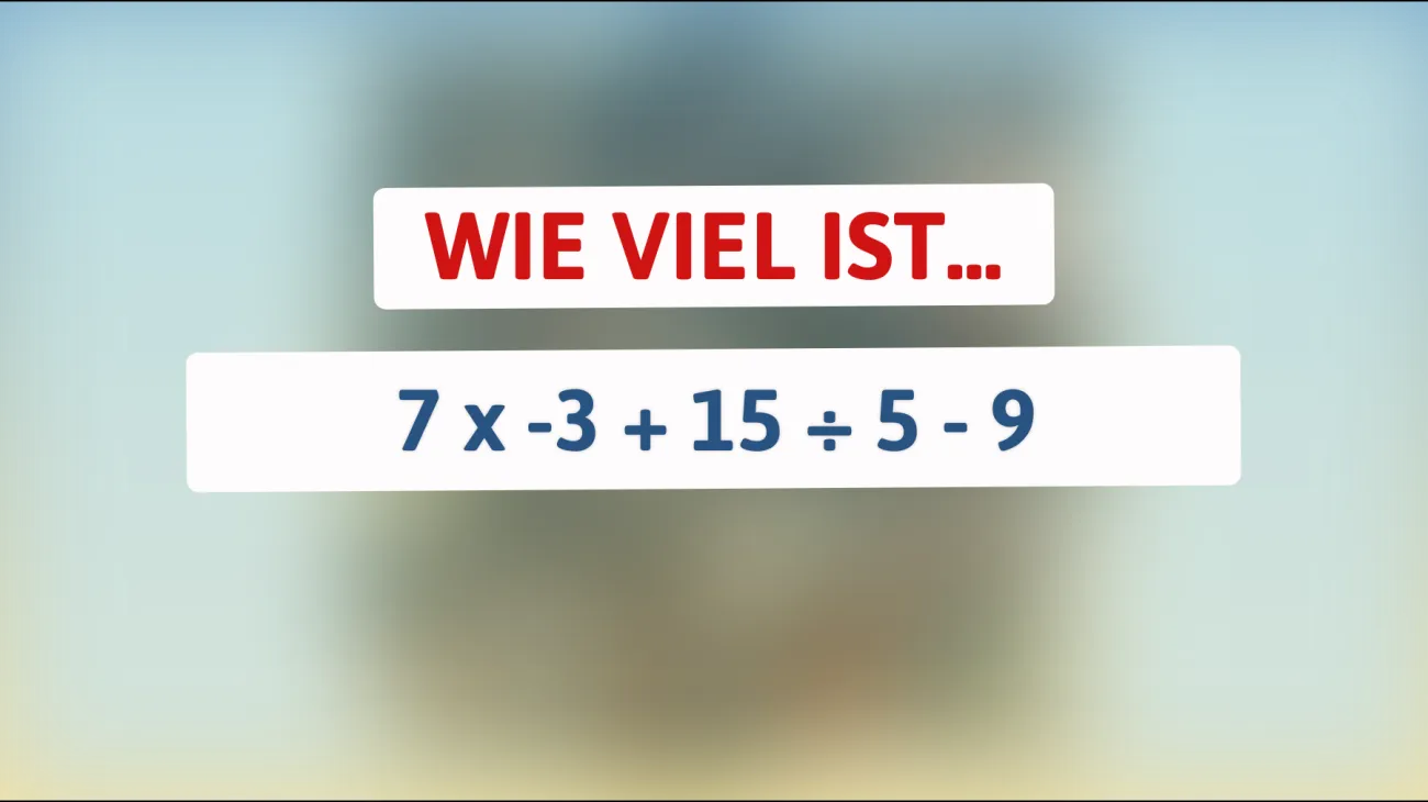 Nur wahre Genies können diese Mathe-Herausforderung lösen: Schaffen Sie es, die richtige Antwort zu finden?"